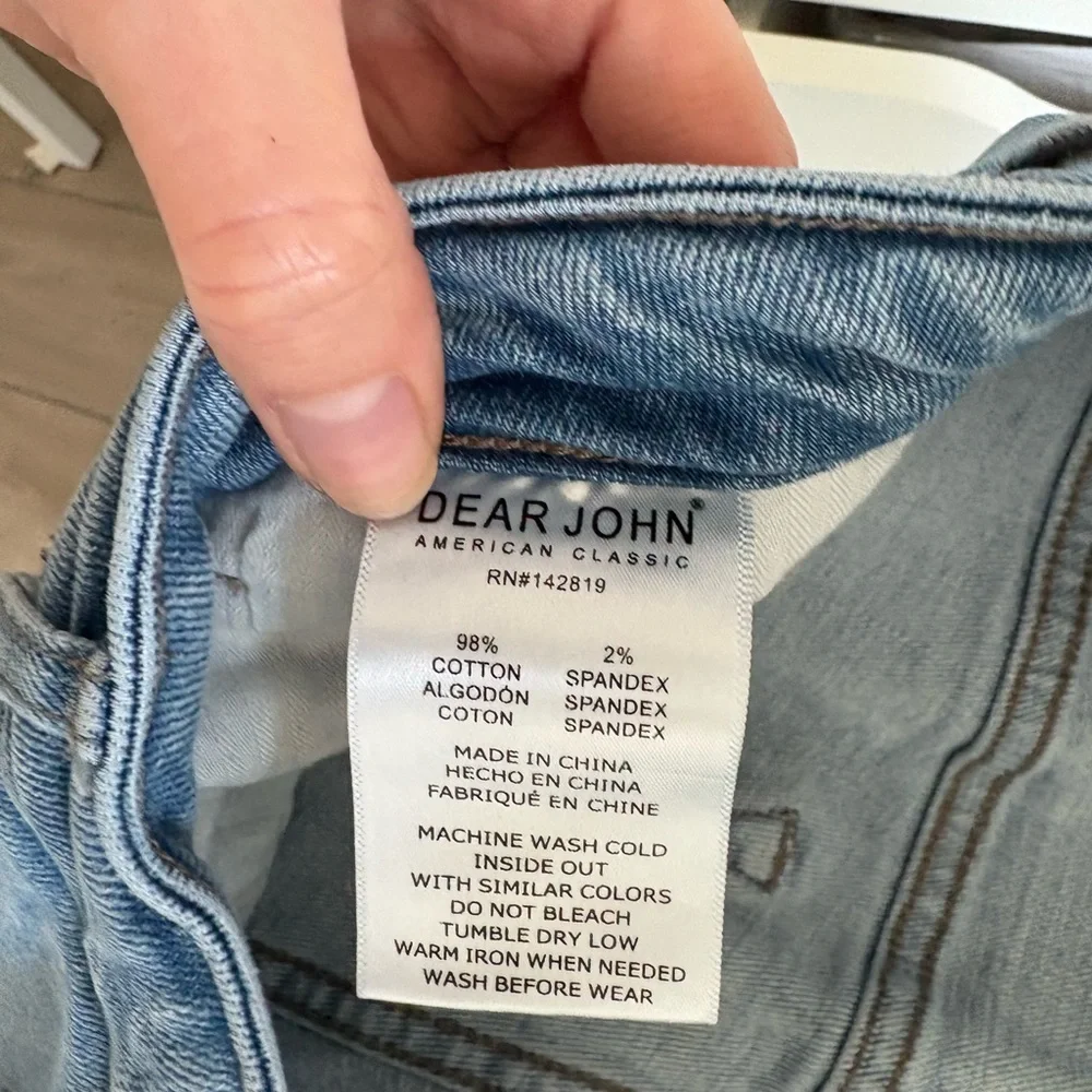 Dear John Denim Jeans Blaire Straight Size 33 - Picture 7 of 10